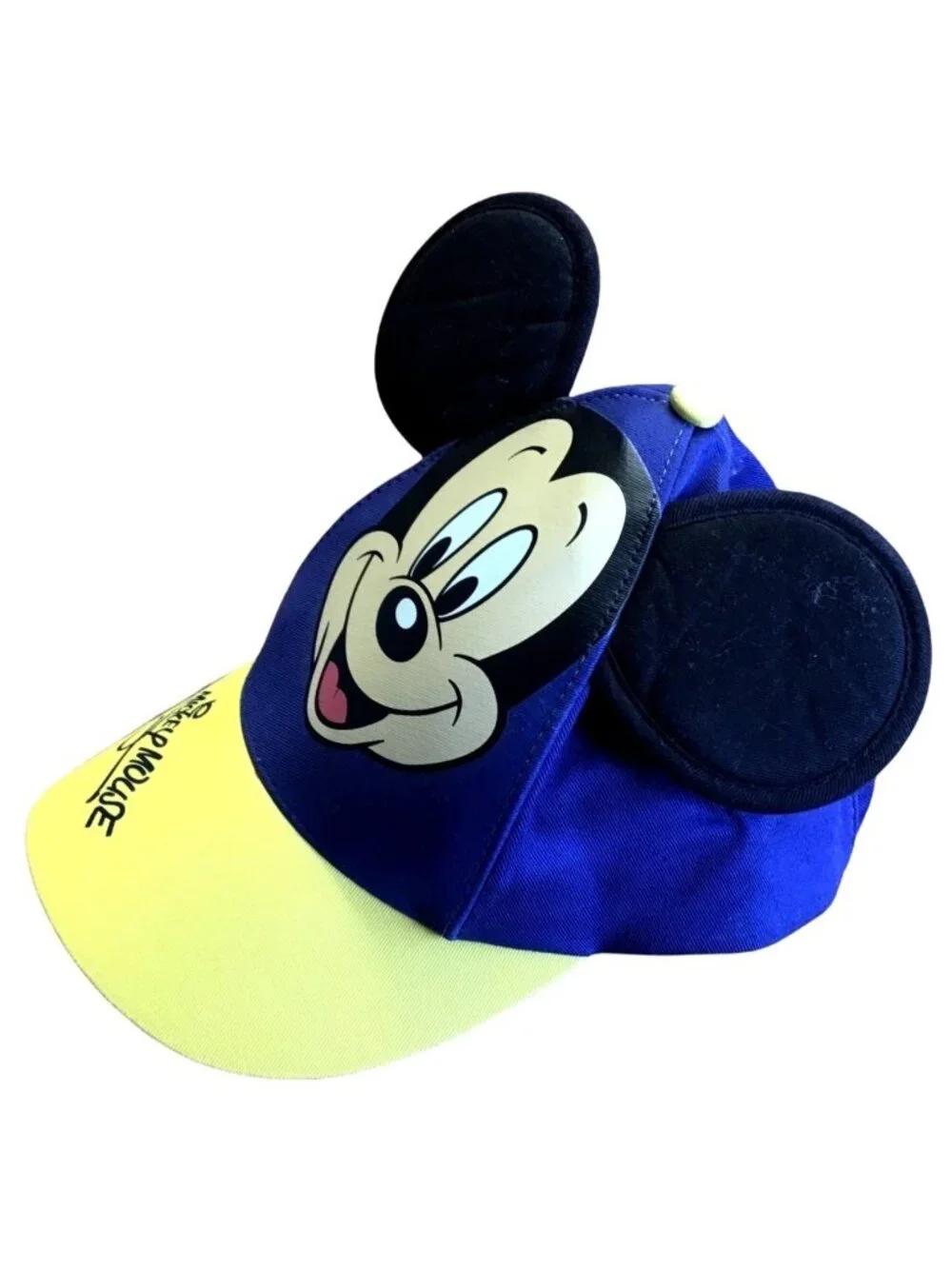 DISNEY- KIDS MICKEY MOUSE EMBROIDED YOUTH BASEBALL HAT ADJUSTABLE BACK CLOSURE